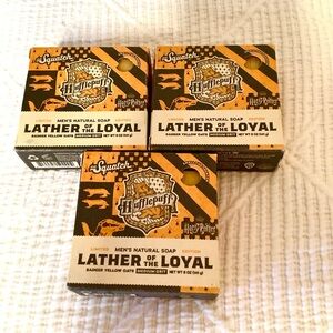 Dr. Squatch Soap Trio Hufflepuff Rare Harry Potter Collector Edition Retired